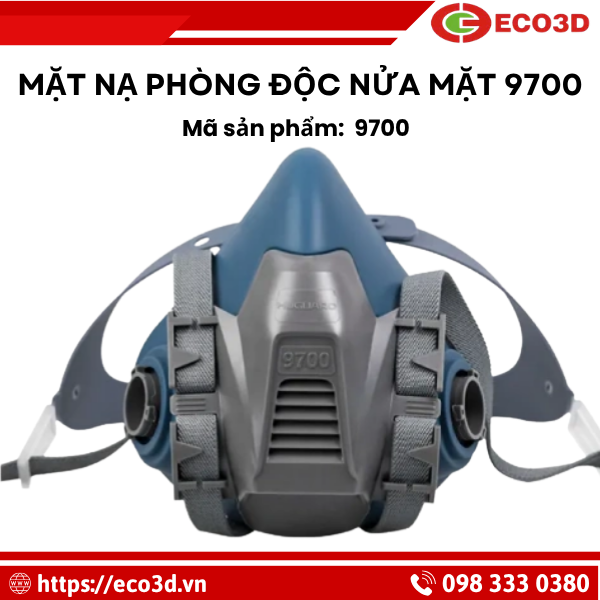 Mặt nạ phòng độc nửa mặt 9700